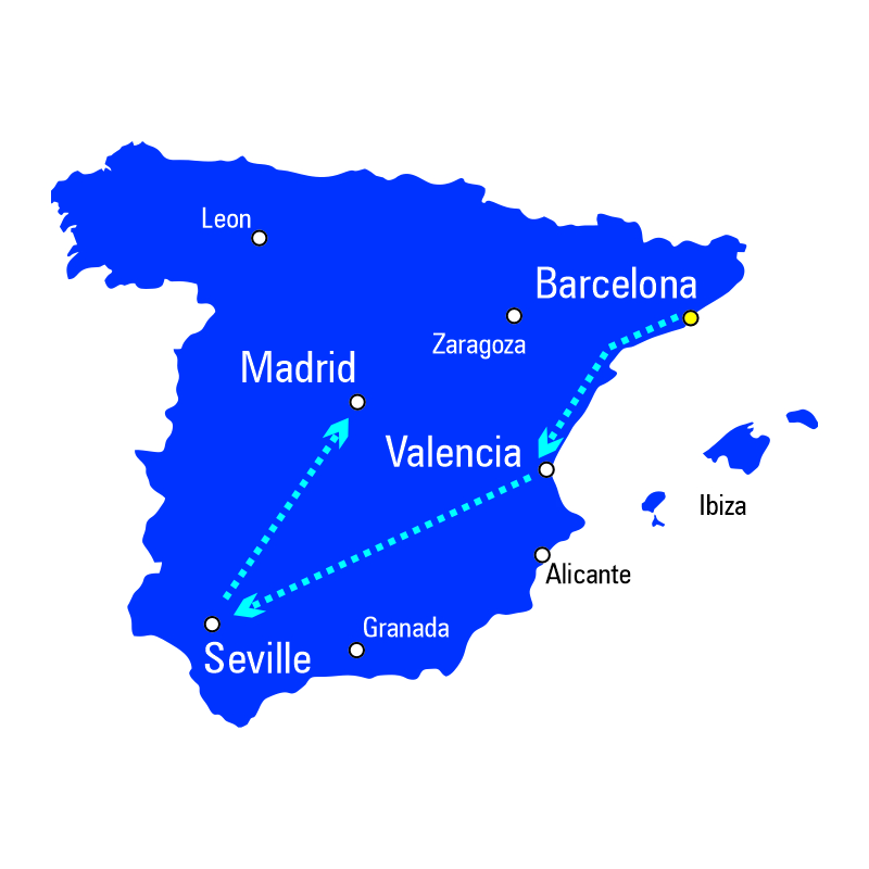 Eclectic Spain - 9 Days / 8 Nights Eclectic Spain - 9 Days / 8 Nights
