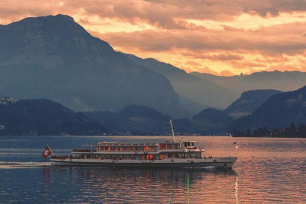 Lake Lucerne Gourmet Cruise - Lunch or Dinner